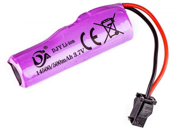Li-ion-pakke 3,7V 500mAh JST SM, Drift bilbatteri SC24A batteri