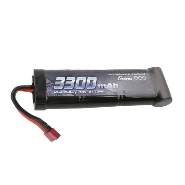 Batteri Gens Ace 3300mAh 8,4V NiMH Flat T Plugg