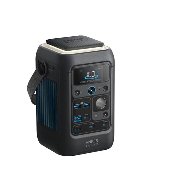 Anker SOLIX C300X DC-batteri, med axelrem, 90 000 mAh (288 Wh), DC 300W