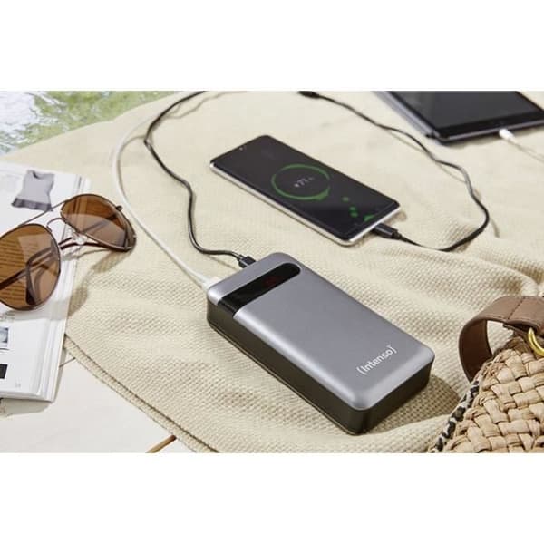 Externt batteri - INTENSO - PD20000 - 20000 mAh - LiPo - USB-C och Quick Charge 3.0