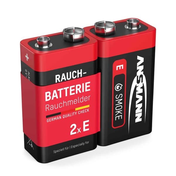 Ansmann 1515-0006 9 V alkaliskt blockbatteri 2 st.