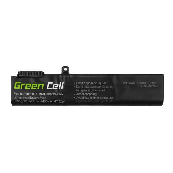Gröncellsbatteri BTY-M6H för MSI GE62 GE63 GE72 GE73 GE75 GL62 GL63 GL73 GL65 GL72 GP62 GP63 GP72 GP73 GV62 GV63 GV72 GF62 GF72