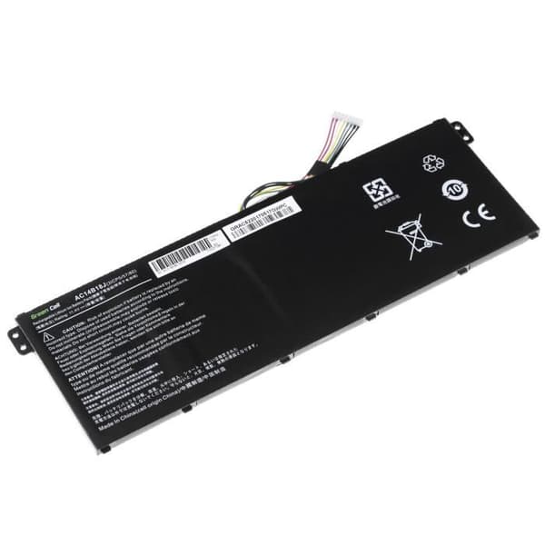 Green Cell Battery AC14B13J AC14B13K AC14B18J för Acer Aspire E 11 ES1-111M ES1-131 E 15 ES1-512 ES 15 ES1-533