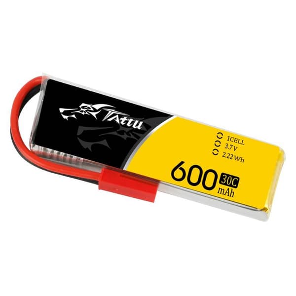 Batteri Tattu 600mAh 3,7V 30C 1S1P JST