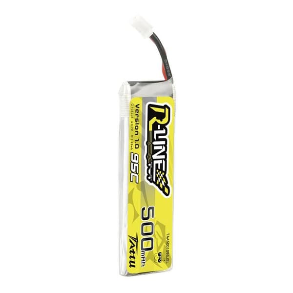 Batteri Tattu 500mAh 3,7V 95C 1S1P Långt