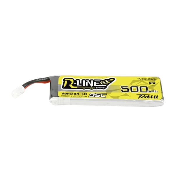 Batteri Tattu 500mAh 3,7V 95C 1S1P Långt