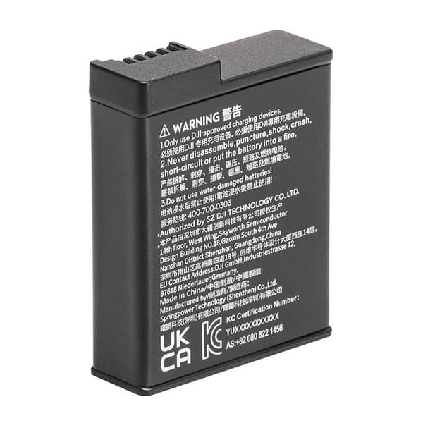 DJI Osmo Action 3 Extreme-batteri