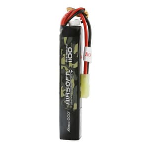Gens ace 25C 1100mAh 3S1P 11.1V Airsoft Gun Lipo-batteri med mini Tamiya-stik