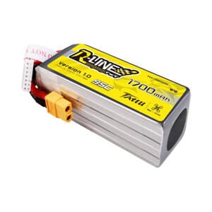 Tattu R-Line 22,2V 1700mAh 6S 95C Lipo-batteri med XT60-kontakt