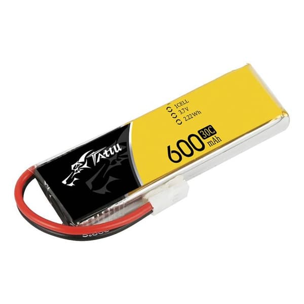 Tattu 600mAh 3,7V 30C 1S1P Molex batteri (1 stk)