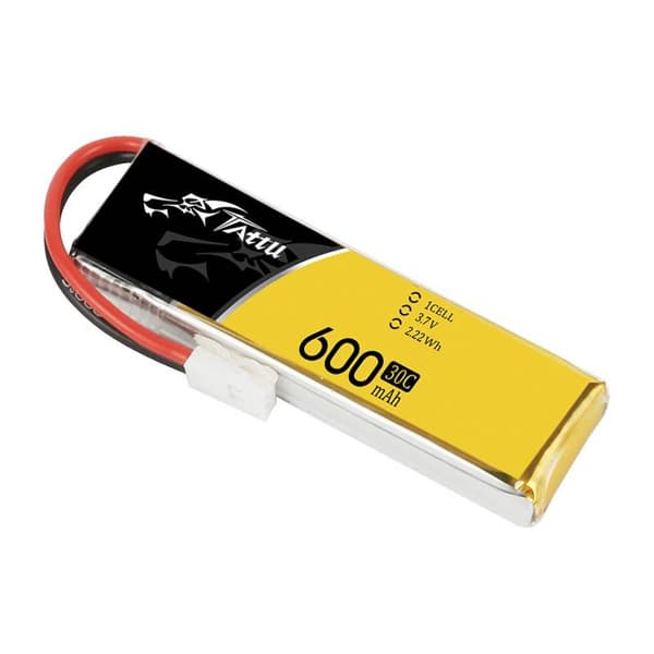 Tattu 600mAh 3,7V 30C 1S1P Molex batteri (1 stk)