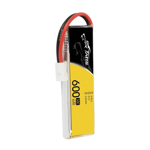 Tattu 600mAh 3,7V 30C 1S1P Molex batteri (1 stk)