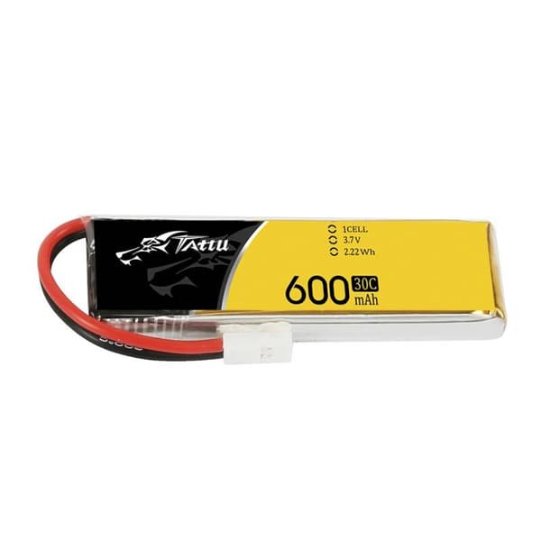 Tattu 600mAh 3,7V 30C 1S1P Molex batteri (1 stk)