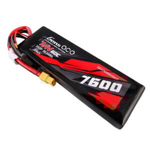 Gens ace G-Tech 7600mAh 7,4V 60C 2S2P Lipo Batteri PC mat Batteri