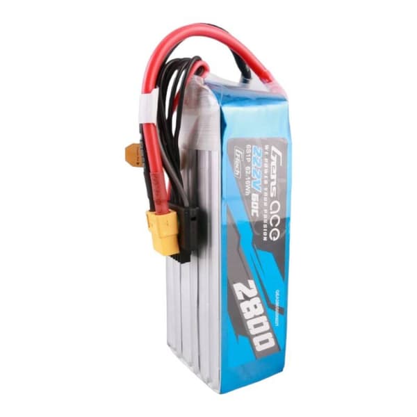 Gens ace G-Tech 2800mAh 22,2V 60C 6S1P Lipo batteripakke med XT60 plugg