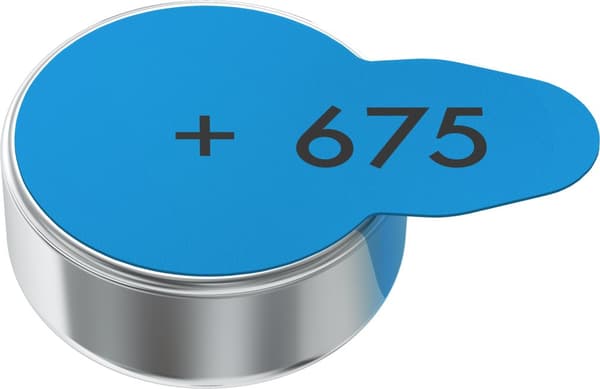 Hearing Aid Batteries 675 - 6 pack