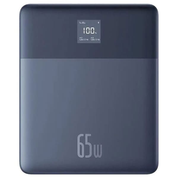 BASEUS ULTRA-TUNNA BLAD 2 EXTERNT BATTERI, SNABB LADDNING, MED DIGITAL DISPLAY KAPACITET - 12000MAH, 65W.