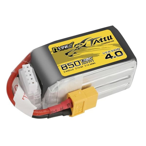 Batteri Tattu R-Line 850mAh 14,8V 130C 4S1P XT60