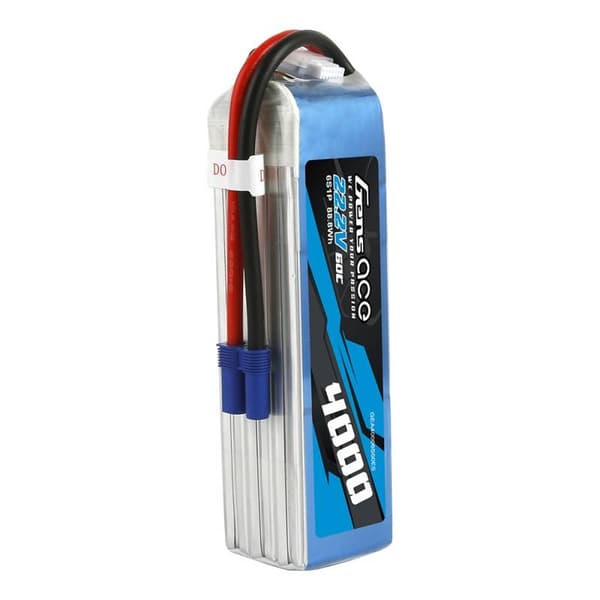 Gens Ace 4000mAh 22,2V 60C 6S1P EC5 batteri