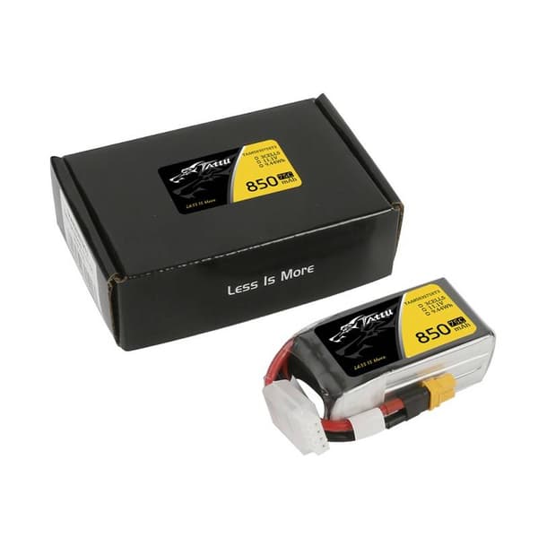 Tattu 850mAh 11,1V 75C 3S1P batterikontakt XT30