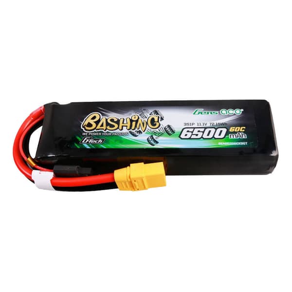 Gens ace G-Tech 6500mAh 11,1V 60C 3S1P Lipo-batteripakke med XT90-Bashing-serien