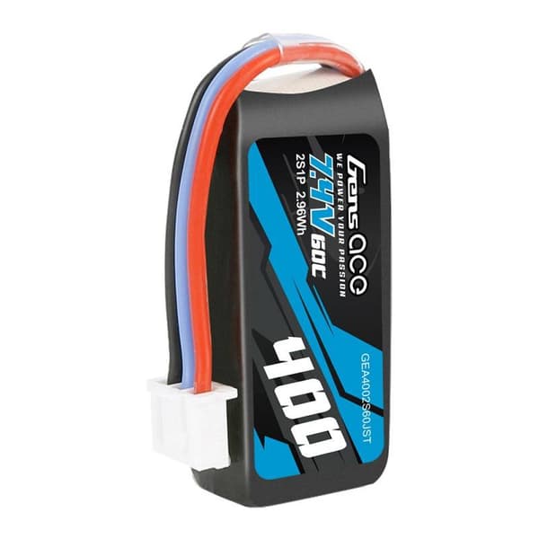Akku Gens Ace 400mAh 7.4V 60C 2S1P JST