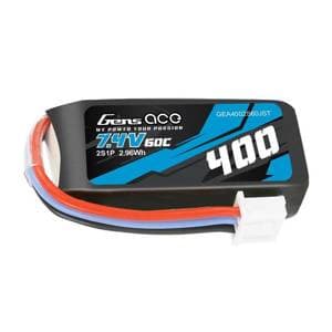Akku Gens Ace 400mAh 7.4V 60C 2S1P JST