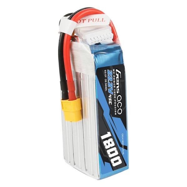 Gens ace 1800mAh 22,2V 45C 6S1P Lipo batteripakke