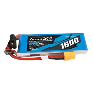 GensAce G-Tech LiPo 1600mAh 7,4V 45C 2S1P batteri med XT60 plugg