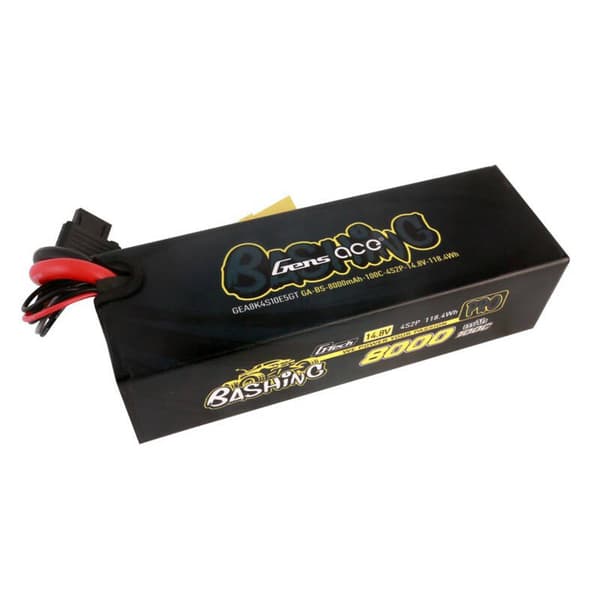 Gens ace 8000mAh 14,8V 100C 4S2P Lipo batteripakke