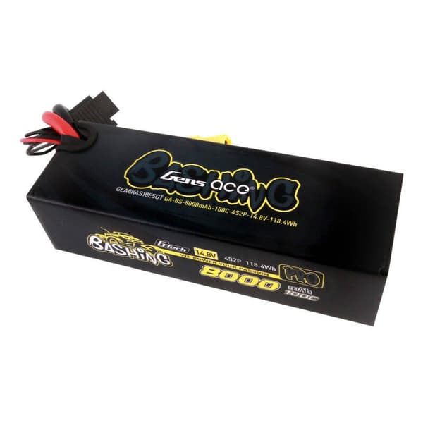 Gens ace 8000mAh 14,8V 100C 4S2P Lipo batteripakke