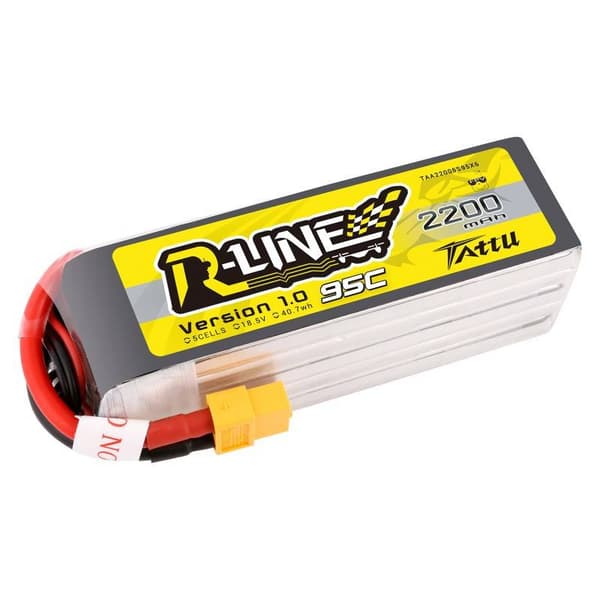 Batteri Tattu R-Line 2200mAh 18,5V 95C 5S1P XT60