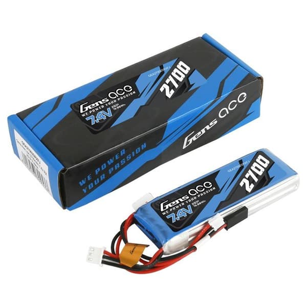 Gens Ace 2700mAh 7,4V 1C 2S1P batteri