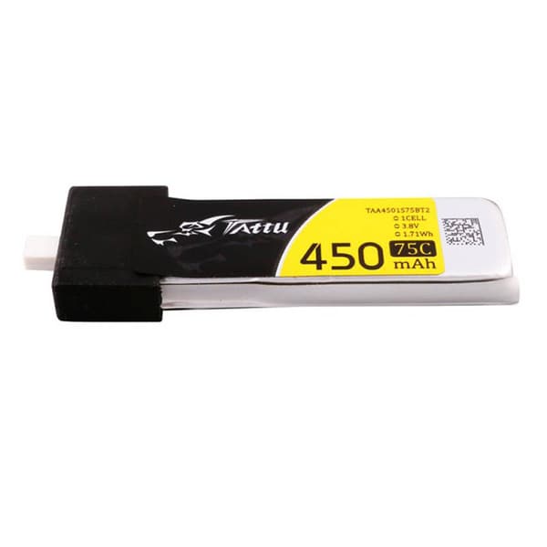 Gens Ace 450mAh 3,8V 75C 1S1P HV Lipo-batterier (5stk).