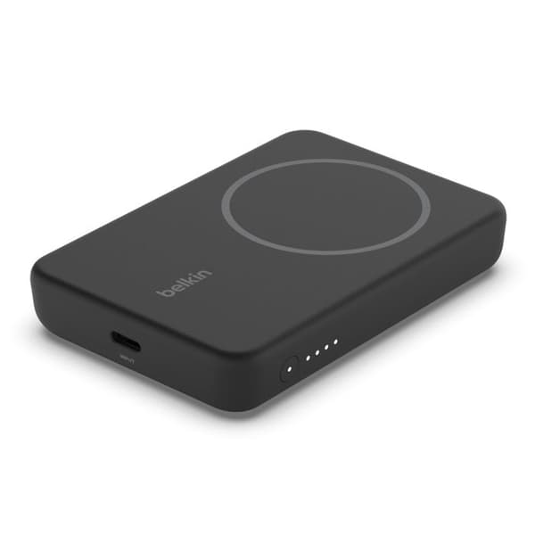 Batteribank - BELKIN - Magnetisk Wir Pb 5k - 5000 mAh - Trådlös laddning - MagSafe-teknologi