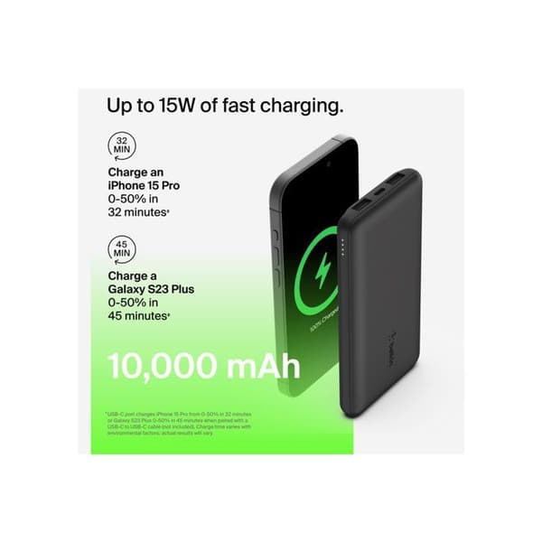 TELEFONI, Power Bank, POWER BANK STANDARD, Belkin 10k Power Bank For Promotion Black