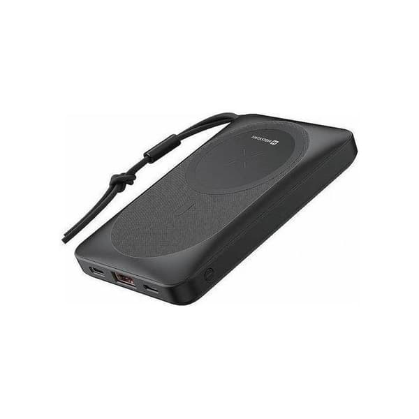 SWISSTEN Trådlös snabbladdare Power Bank (Mag-Safe-kompatibel) 10 000 mAh bärbar laddare med PowerIQ Technology Ex-batteri