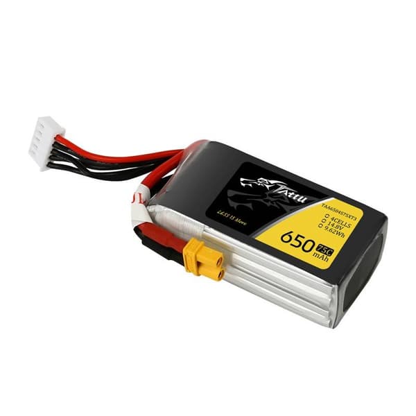 Batteri Tattu 650mAh 14,8V 75C 4S1P XT30