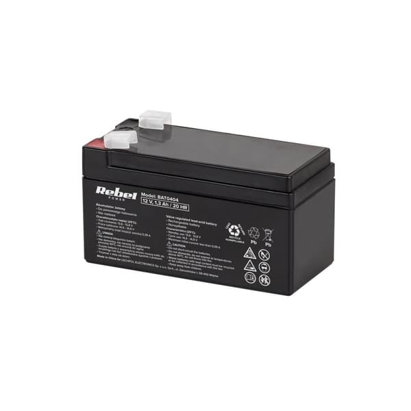 Rebel 12V 1,3Ah Gel-batteri