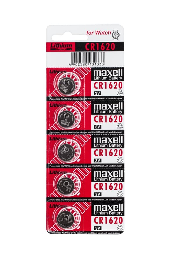 MAXELL CR1620 batteri 5 stk/blister