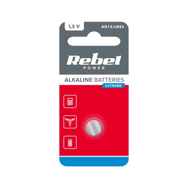 Batteri REBEL EXTREME AG12 1stk/blister.