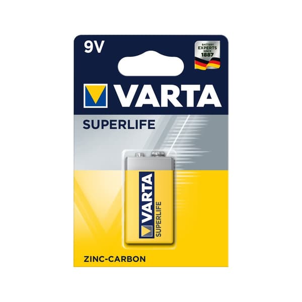 VARTA 9V SUPERLIFE batteri 1stk./bl.