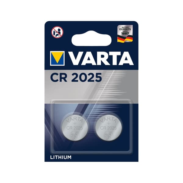 VARTA CR2025 batteri 2 stk./bl.