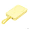 Miniatyrbild 3 av 6: Baseus - Magnetic External Battery Mini (P10022109Y23-00) - MagSafe, USB-C, 10000mAh, 20W - Gul