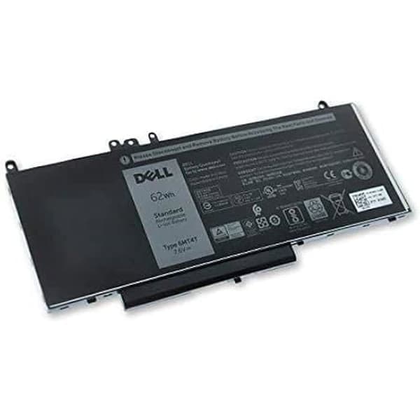 Batteri - DELL - 62WHR - 4 celler - Litiumjon - Svart