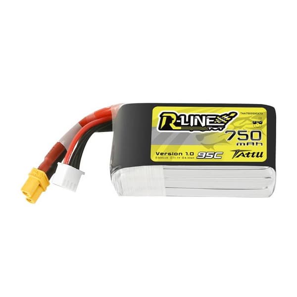 Tattu R-Line 750mAh 11,1V 95C 3S1P XT30U-F batteri