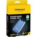 Miniatyrbild 1 av 4: Externt Batteri - INTENSO - F20000 - 20000 mAh - PD 20 W - QC 18 W - Blå