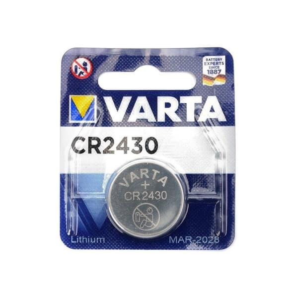 VARTA CR2430 Litiumbatteri 3V för Fjärrkontroller och Elektronik