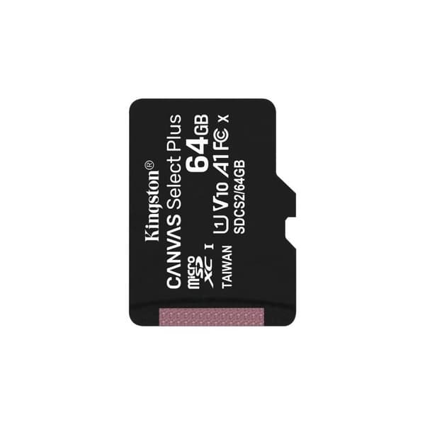 Minneskort Kingston microSDHC Canvas Select Plus 64GB Class 10 UHS-I 100 MB/s