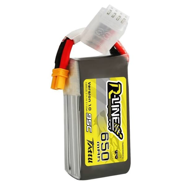Batteri Tattu R-Line 650mAh 11,1V 95C 3S1P XT30 Lipo